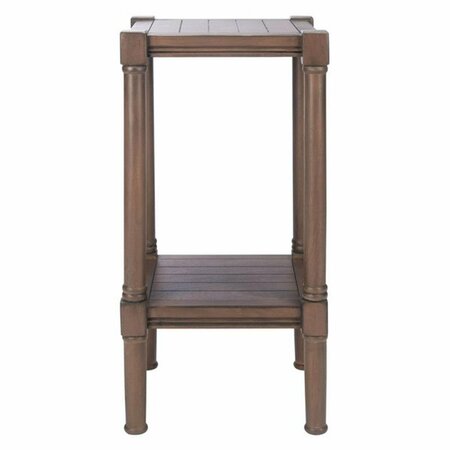 SAFAVIEH Rafiki Square Accent Table, Brown ACC5709C